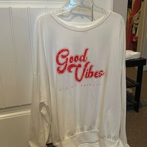 Good vibes thin sweatshirt